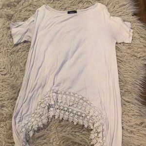 Nasty Gal white tunic